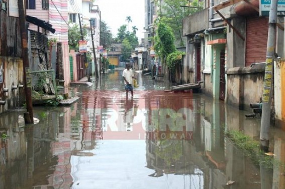 Rain hits Tripura’s SMART City vision, normal lives disrupted : Agartala City floods with sewage water, no steps yet taken to control water-log problem Rain hits Tripura’s SMART City vision, normal lives disrupted : Agartala City floods with sewage water, no steps yet taken to control water-log problem